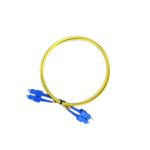 SM Duplex OS1 SC FTTH Optical Fiber Jumper with chips